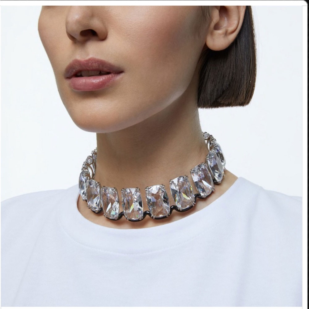 Swarovski Choker oversized floating Crystals Harmonia NWT